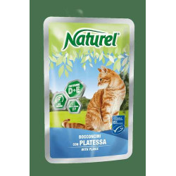 Naturel Katzenfutter Nass Pouches for Cats 100 gr. Plaice