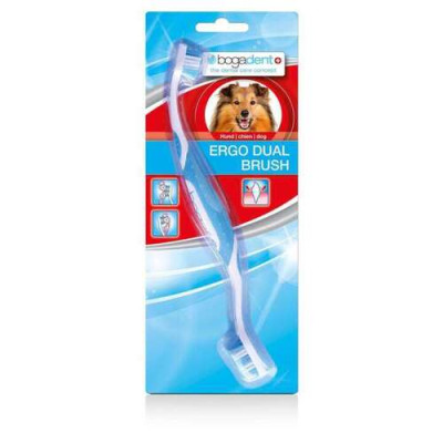 Bogadent® Ergo Dual Brush - Brosse à dents pour chiens