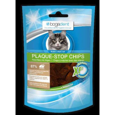 Bogadent® Plaque-Stop Chips Chicken pour chats 50gr.