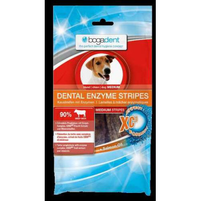 Bogadent® Dental Enzyme Stripes pour Chiens Medium 100 gr.