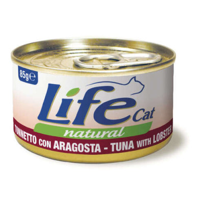 Lifecat Natural tuna with lobster 85 gr.