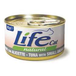 Lifecat Natural Katzenfutter Nass tuna with small anchovies 85 gr.