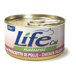 Lifecat Natural chicken with ham 85 gr.