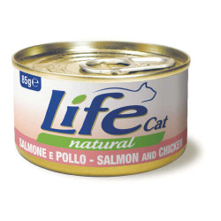 Lifecat Natural salmon and chicken 85 gr.