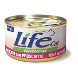 Lifecat Natural tuna with ham 85 gr.