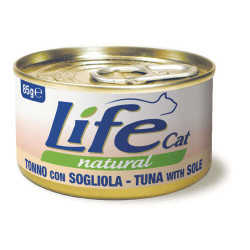 Lifecat Natural Katzenfutter Nass tuna with sole 85 gr.