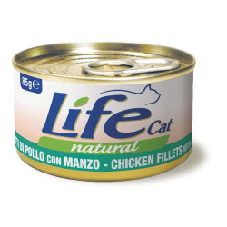 Lifecat Natural chicken with beef 85 gr.