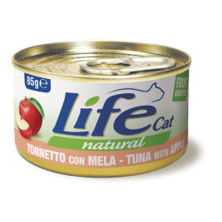 Lifecat Natural tuna with apple 85 gr.