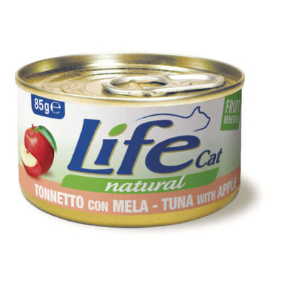 Lifecat Natural tuna with apple 85 gr.