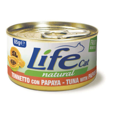 Lifecat Natural tuna with papaya 85 gr. -9% da 12 pezzi