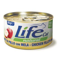 Lifecat Natural Katzenfutter Nass chicken with apple 85 gr.