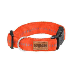 Collar Klick padded Premium, Nylon 15mm 25-35cm, orange fluo