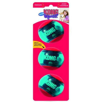 Kong Squeeze Action Balle Red M Ø 6,5 cm