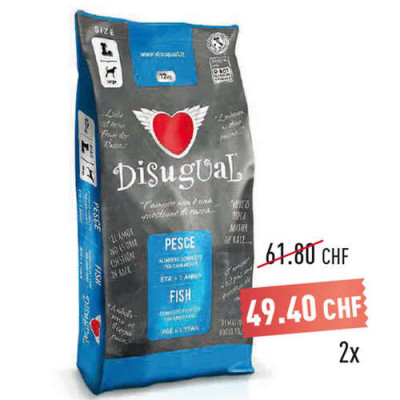 Disugual Dog Adult Large Fish 12 Kg.