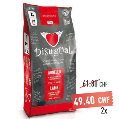 Disugual Dog Adult Large Lamb 12 Kg