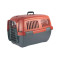 Hunde Transportbox Clipper Cayman 3 rot-grau