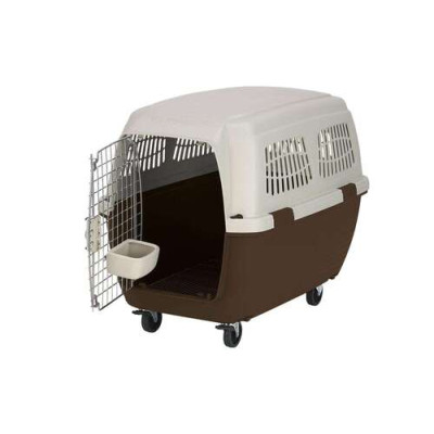 Transport box for dogs Clipper Cayman 6 brown-beige