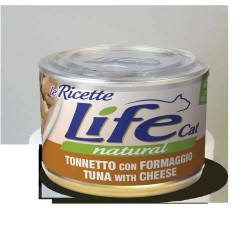 Lifecat Natural Le ricette Tuna with cheese 150 gr.