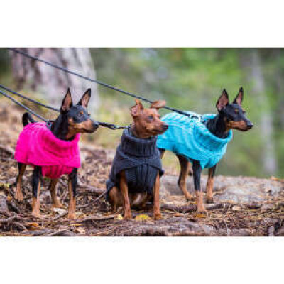 Wooly Knitwear dog pullover fuchsia / pink XS