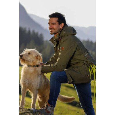 Woof Parka pour homme, bleu foncé L