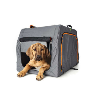 Cage de transport pour chiens avec support en aluminium S - 61x46x43cm