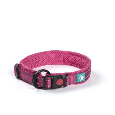 Collier en Nylon et Mesh , fucsia XS - 1,5x30-35 cm