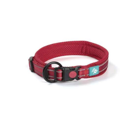 Collier en Nylon et Mesh , rouge XS - 1,5x30-35 cm