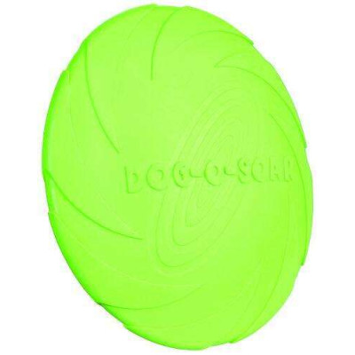 Jouet pour chien Doggy Disc ø 15 cm en caoutchouc, couleurs ass.