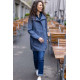 Travelcoat Damen Regenmantel, dress blue 40