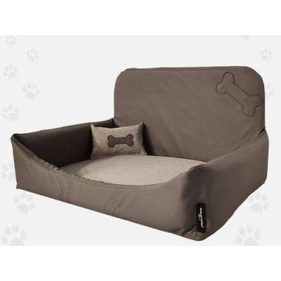 Hundebett aus samtigem Frottee 60x40cm