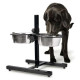 Dog Bar Basic avec 2 bols en acier inoxydable 2700 ml