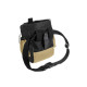 Belt snack bag Bugrino Profi black/beige, 22x18.5 cm