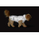 Hunde-Regenmantel to go Huka, Polyester, silber 55