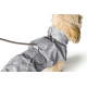 Hunde-Regenmantel to go Huka, Polyester, silber 55