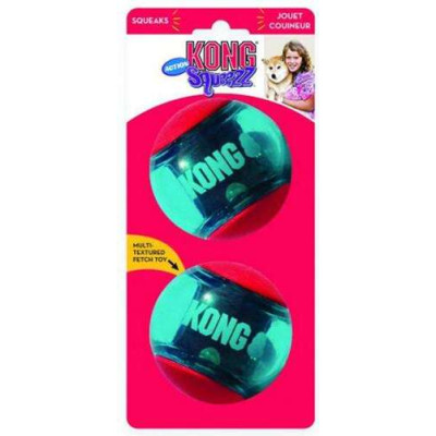 Kong Squeeze Action Balle Red L Ø 7.5 cm